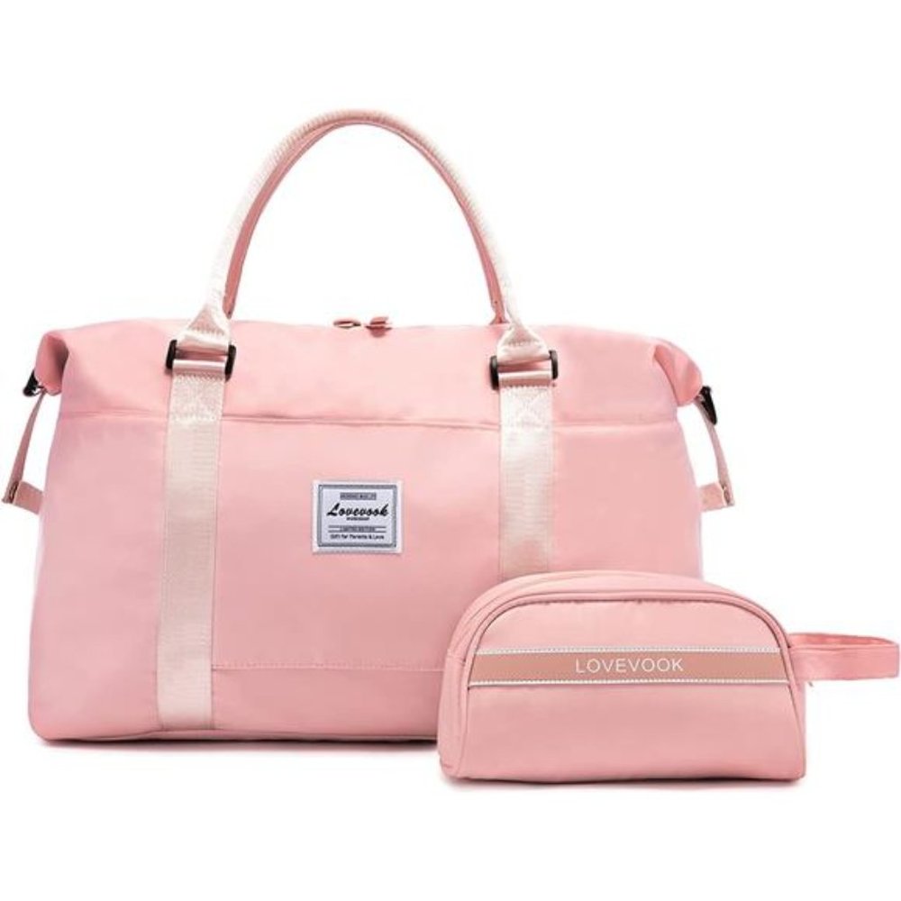 Weekender Bag for Women Travel Tote Bag Duffel Bag with Toiletry Bag Carry On